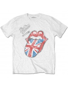 Tricou Unisex Rolling Stones - The: Vintage British Tongue