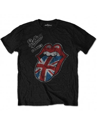 Tricou Unisex The Rolling Stones Vintage British Tongue