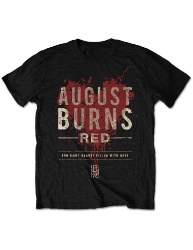 Tricou Unisex August Burns Red Hearts Filled