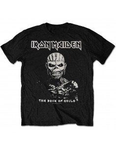 Tricou Unisex Iron Maiden The Book Of Souls White Contrast