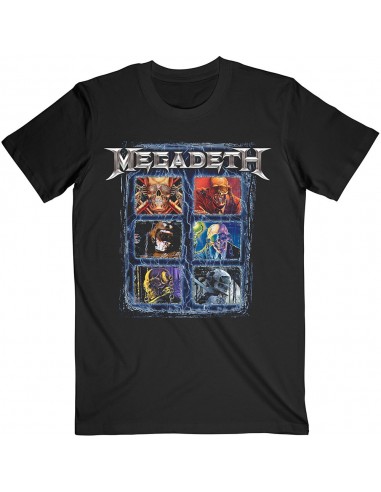 Tricou Unisex Megadeth Vic Head Grid