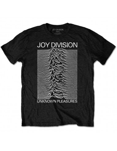 Tricou Unisex Joy Division Unknown Pleasures White On Black