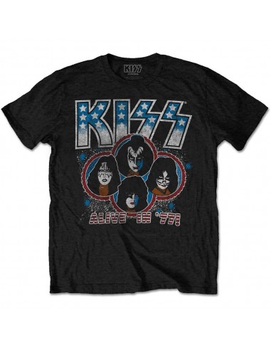 Tricou Unisex KISS Alive In '77