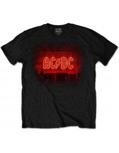 Tricou Unisex AC/DC Dark Stage / Tracklist Power Up