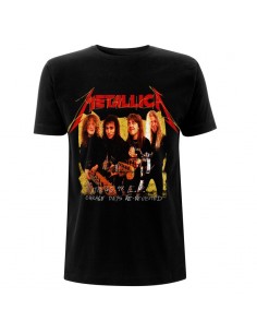 Tricou Unisex Metallica Garage Photo Yellow
