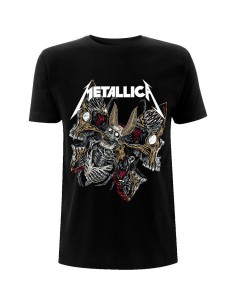 Tricou Unisex Metallica: Skull Moth