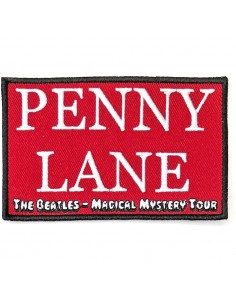 Patch The Beatles Penny Lane Red