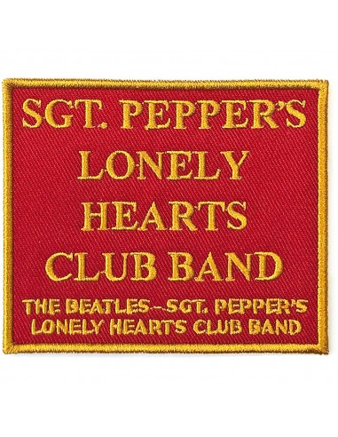 Patch The Beatles Sgt. Pepper's….Red
