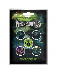 Set Insigne Wednesday 13 Necrophaze