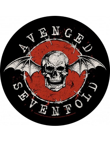 Back Patch Avenged Sevenfold Distressed Skull