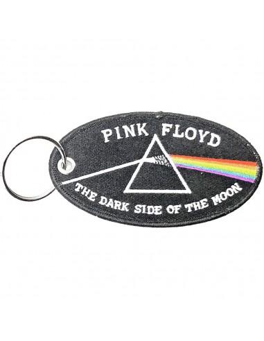 Breloc Pink Floyd Dark Side of the Moon Oval Black Border
