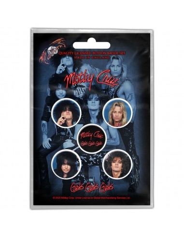 Set Insigne Motley Crue Girls