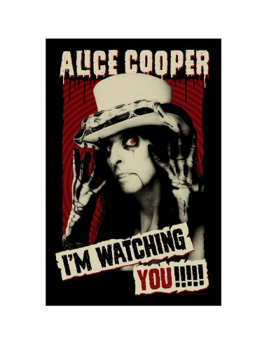 Poster Textil Alice Cooper I'm Watching You
