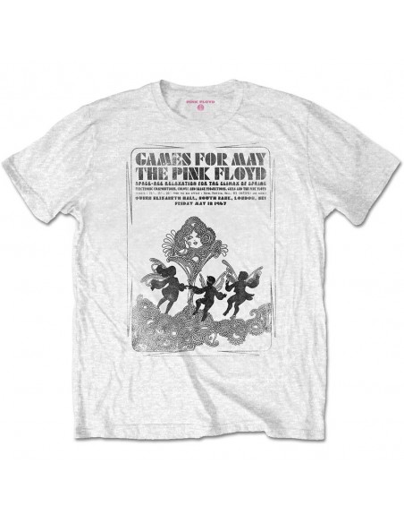 Tricou Unisex Pink Floyd Games For May B&W