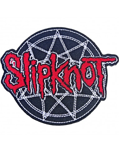 Patch Slipknot Red Logo Over Nonogram