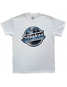 Tricou Unisex The Strokes Distressed OG Magna