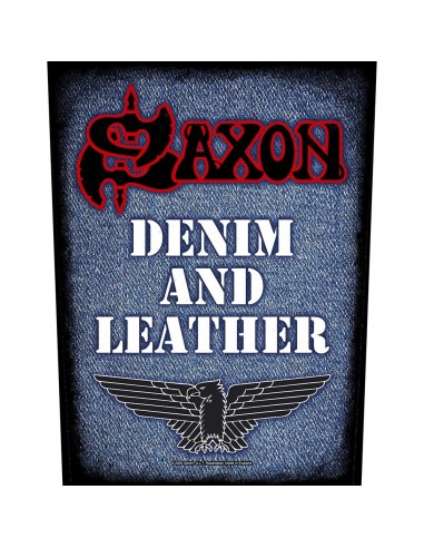 Back Patch Saxon Denim & Leather
