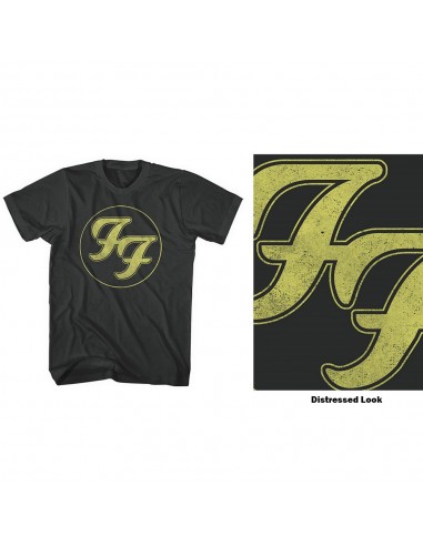 Tricou Unisex Foo Fighters Distressed FF Logo