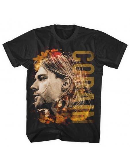 Tricou Unisex Kurt Cobain Coloured Side View