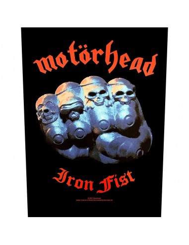 Back Patch Motorhead Iron Fist Rectangular