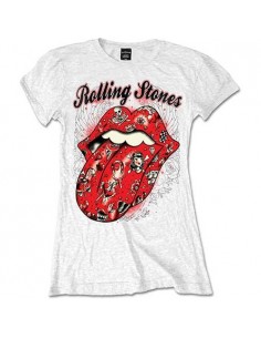 Tricou Dama The Rolling Stones Tattoo Flash