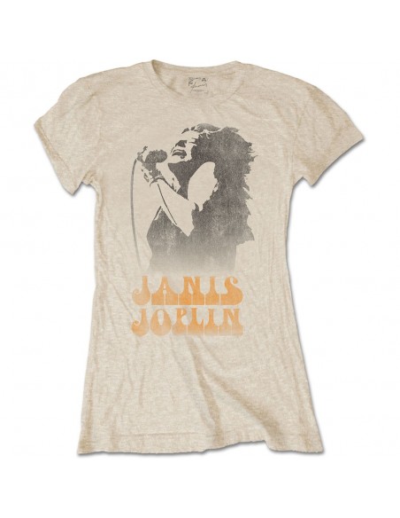 Tricou Dama Janis Joplin Working The Mic