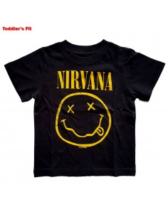 Tricou Copil Nirvana: Yellow Smiley