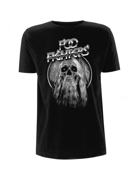 Tricou Unisex Foo Fighters Bearded Skull