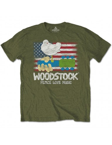 Tricou Unisex Woodstock Flag