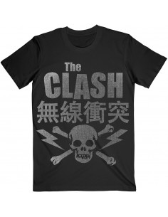 Tricou Unisex The Clash Skull & Crossbones