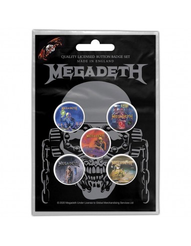 Insigne Megadeth Vic Rattlehead