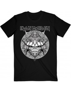 Tricou Unisex Iron Maiden Senjutsu Samurai Graphic White