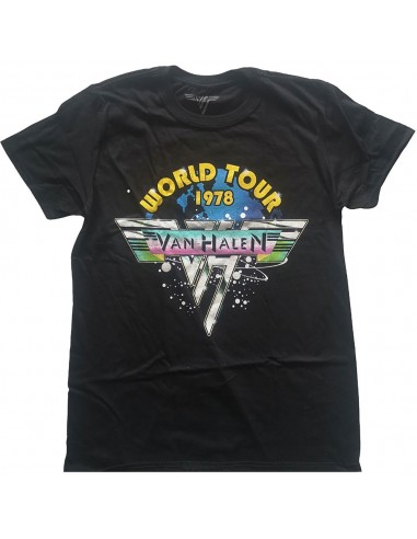 Tricou Unisex Van Halen World Tour '78 Full Colour