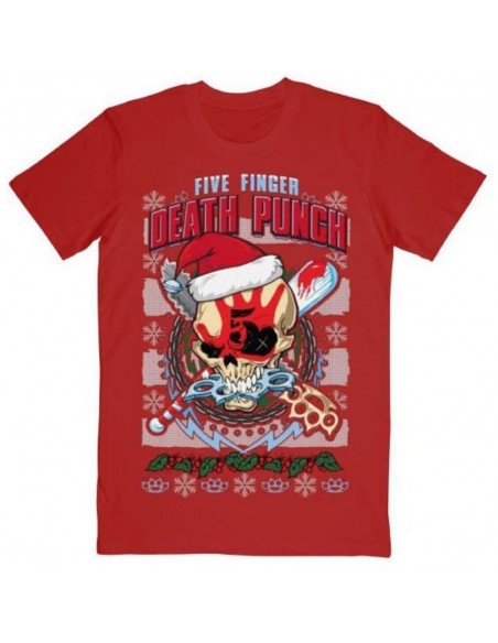 Tricou Unisex Five Finger Death Punch: Zombie Kill Xmas