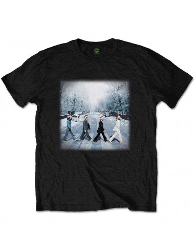 Tricou Unisex The Beatles Abbey Christmas