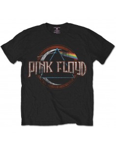 Tricou Unisex Pink Floyd The Dark Side Of The Moon Vintage Seal
