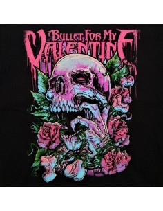 Tricou Unisex Bullet For My Valentine: Skull Red Eyes