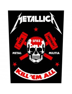 Back Patch Metallica Metal Militia