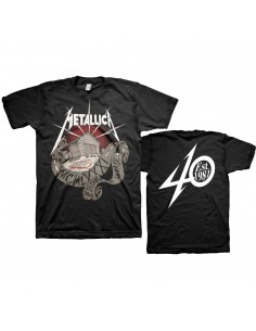 Tricou Unisex Metallica: 40th Anniversary Garage