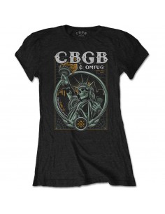 Tricou Dama CBGB: Liberty