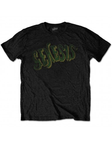 Tricou Unisex Genesis Vintage Logo - Green