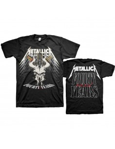 Tricou Unisex Metallica: 40th Anniversary Forty Years