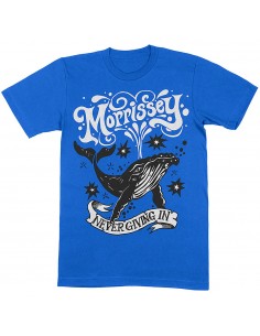 Tricou Unisex Morrissey Never Giving In/Whale