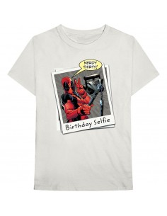 Tricou Unisex Marvel Comics Deadpool Birthday Selfie