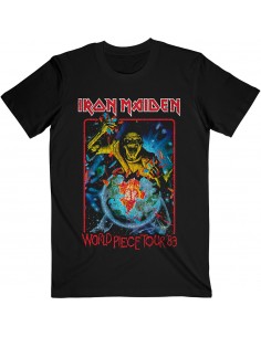 Tricou Unisex Iron Maiden World Piece Tour '84 V.1.