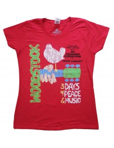 Tricou Dama Woodstock Vintage Classic Poster