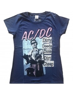 Tricou Dama AC/DC Vintage DDDDC