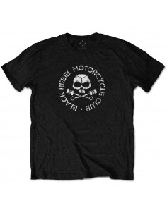 Tricou Unisex Black Rebel Motorcycle Club Piston Skull