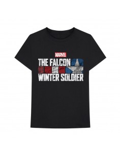 Tricou Unisex Marvel Comics Falcon & Winter Soldier Text Logo
