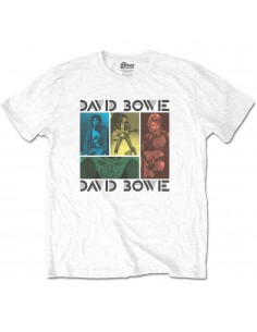Tricou Unisex David Bowie Mick Rock Photo Collage